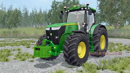 John Deere 7270R with weights для Farming Simulator 2015