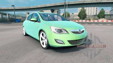 Opel Astra (J) 2010 medium spring green для Euro Truck Simulator 2