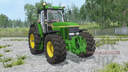 John Deere 7810 change wheels для Farming Simulator 2015