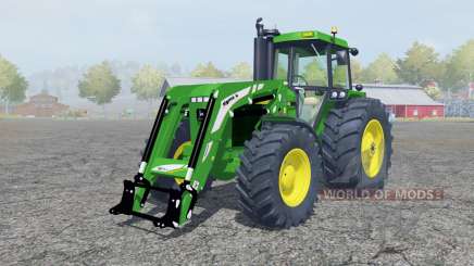 John Deere 4455 fronƫ loader для Farming Simulator 2013