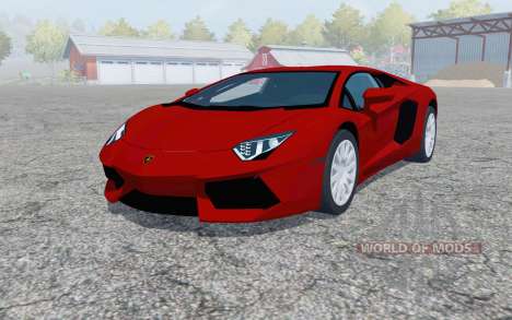 Lamborghini Aventador для Farming Simulator 2013