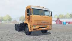 КамАЗ-6460 мягко-оранжевый окрас для Farming Simulator 2013