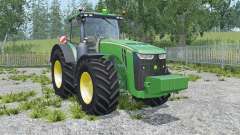John Deere 8370R sea green для Farming Simulator 2015