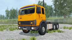 МАЗ-6422 оранжевый окрас для Farming Simulator 2015