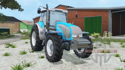 Valtra T140 vivid sky blue для Farming Simulator 2015