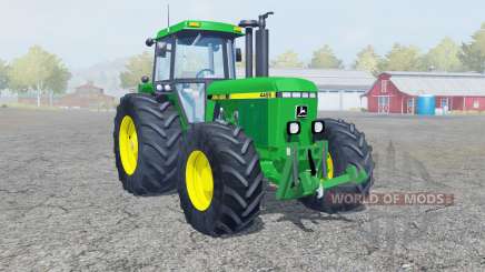 John Deere 4455 dark pastel green для Farming Simulator 2013