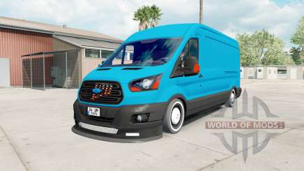 Ford Transit Jumbo Van для American Truck Simulator