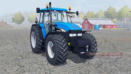 New Holland TM 190 deep sky blue для Farming Simulator 2013