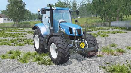 New Holland T6.160 real engine для Farming Simulator 2015