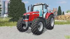 Massey Ferguson 7616 added wheels для Farming Simulator 2015
