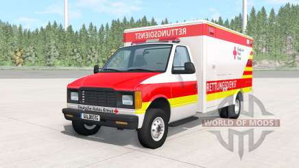 Gavril H-Series German Ambulance v1.1 для BeamNG Drive