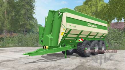 Krone TX 430 pantone green для Farming Simulator 2017