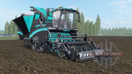 Grimme Maxtron 620 turquoise blue для Farming Simulator 2017