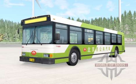 Wentward DT40L Green Beijing Bus для BeamNG Drive