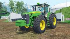 John Deere 8130 dark pastel green для Farming Simulator 2015