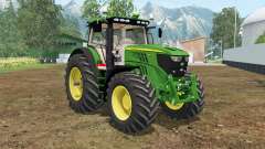 John Deere 6210R north texas green для Farming Simulator 2015