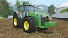 John Deere 8370R wheels shader для Farming Simulator 2015