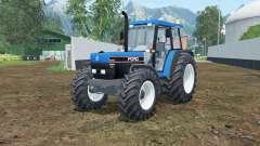 Ford 7840 rich electric blue для Farming Simulator 2015