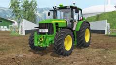 John Deere 6830 Premium islamic green для Farming Simulator 2015