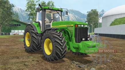 John Deere 8400 wheel shader для Farming Simulator 2015