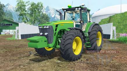 John Deere 8130 dark pastel green для Farming Simulator 2015