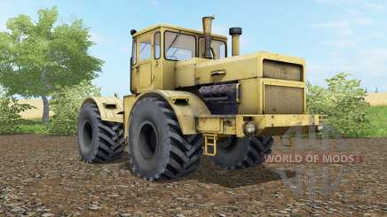 Кировец К-700А мяко-жовте забарвлення для Farming Simulator 2017