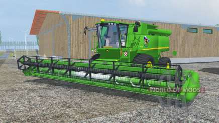 John Deere S690i dark pastel green для Farming Simulator 2013