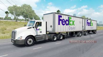 Painted Truck Traffic Pack v2.1 для American Truck Simulator
