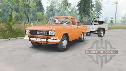 Москвич-2315 оранжевый окрас для Spin Tires