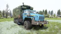 Урал-4320 мягко-голубой окрас для MudRunner