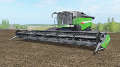 Fendt 9490 X with baler attacher для Farming Simulator 2017