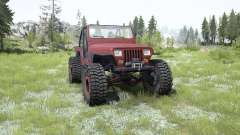 Jeep Wrangler (YJ) pale carmine для MudRunner