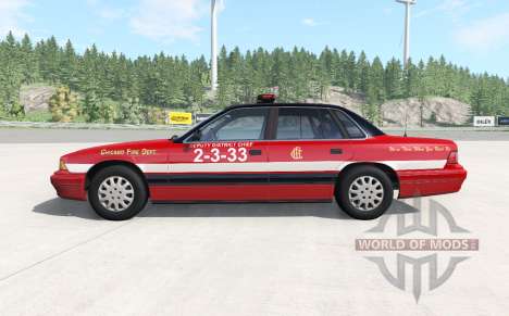 Gavril Grand Marshall Chicago Fire Department для BeamNG Drive