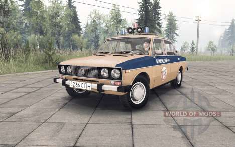ВАЗ-2106 Милиция СССР для Spin Tires
