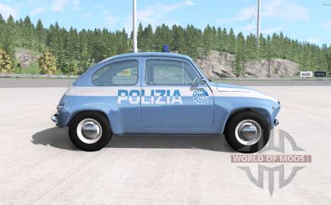 Autobello Piccolina Polizia для BeamNG Drive