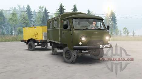 УАЗ-452Д для Spin Tires