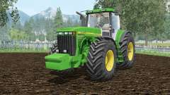 John Deere 8400 north texas greeꞑ для Farming Simulator 2015