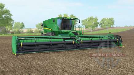 John Deere S690i pantone greeꞑ для Farming Simulator 2017