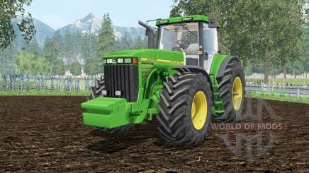 John Deere 8400 north texas greeꞑ для Farming Simulator 2015