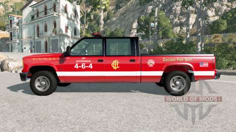 Gavril D-Series Chicago Fire Department для BeamNG Drive
