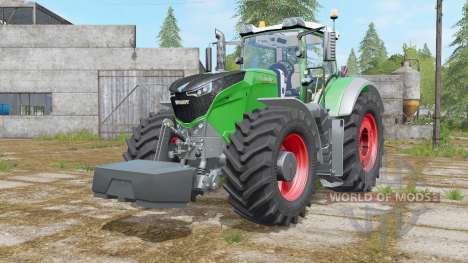 Fendt 1000 Vario with weight для Farming Simulator 2017