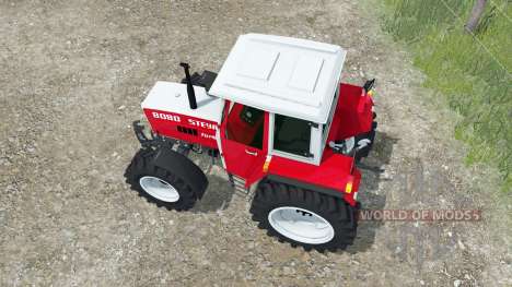 Steyr 8080 Turbo MoreRealistic для Farming Simulator 2013