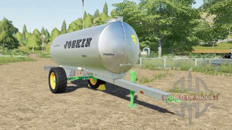 Joskin AquaTrans 7300 S milk для Farming Simulator 2017