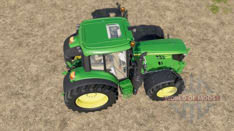 John Deere 6M-series front hydraulics installed для Farming Simulator 2017
