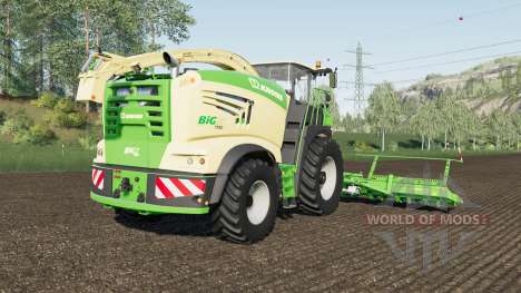 Krone BiG X 1180 use spherical trailers для Farming Simulator 2017