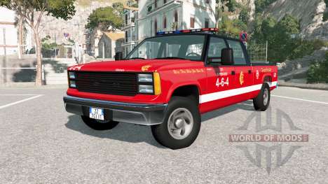 Gavril D-Series Chicago Fire Department для BeamNG Drive