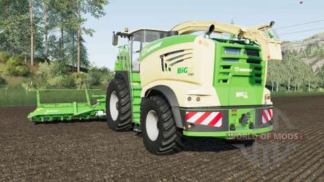 Krone BiG X 1180 can attach dollys для Farming Simulator 2017