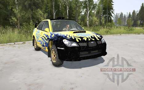 Subaru Impreza WRX STi Rallycar для Spintires MudRunner