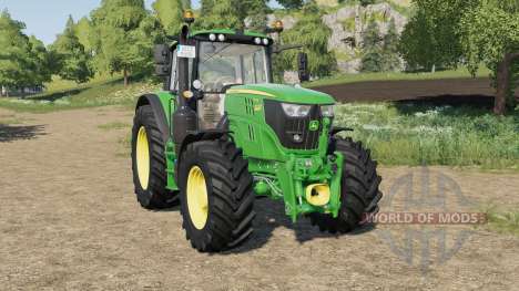John Deere 6M-series front hydraulics installed для Farming Simulator 2017