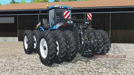 New Holland T9.565 triple row crop для Farming Simulator 2015